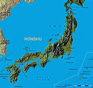 honshu map